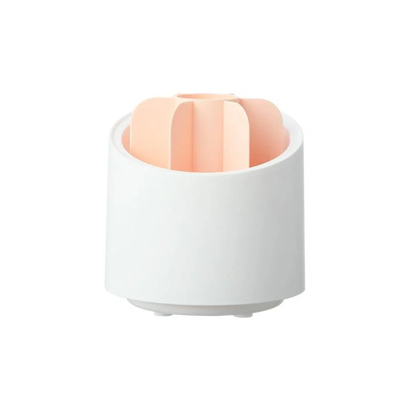 Desktop Makeup Brush Storage Bucket Cup Holder with Lid -  - #tag1#