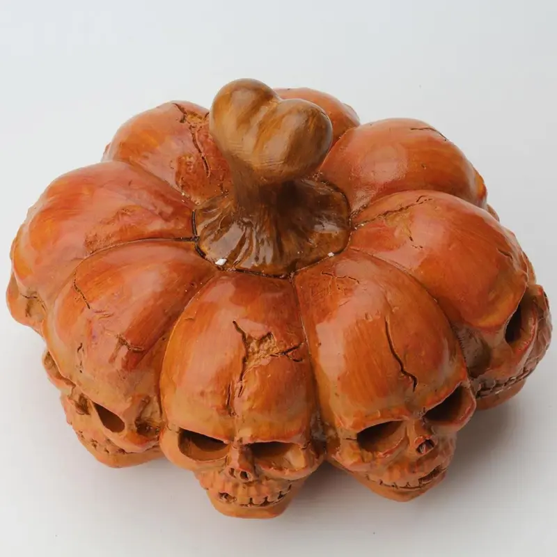 Desktop Skull Decoration Halloween Party Portable Horror Pumpkin Lantern Decoration tag1