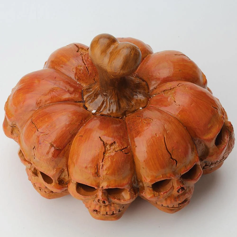 Desktop Skull Decoration Halloween Party Portable Horror Pumpkin Lantern Decoration -  - #tag1#