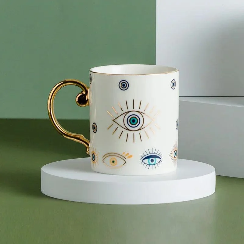 Devil's Eye Ceramic Coffee Mug -