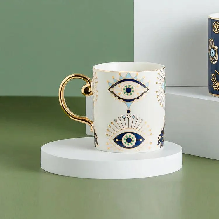 Devil's Eye Ceramic Coffee Mug -