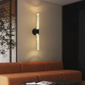 Diamond Cylindrical Stick Wall Lamp Sconce