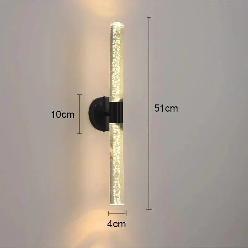 Diamond Cylindrical Stick Wall Lamp Sconce -  - #tag1#
