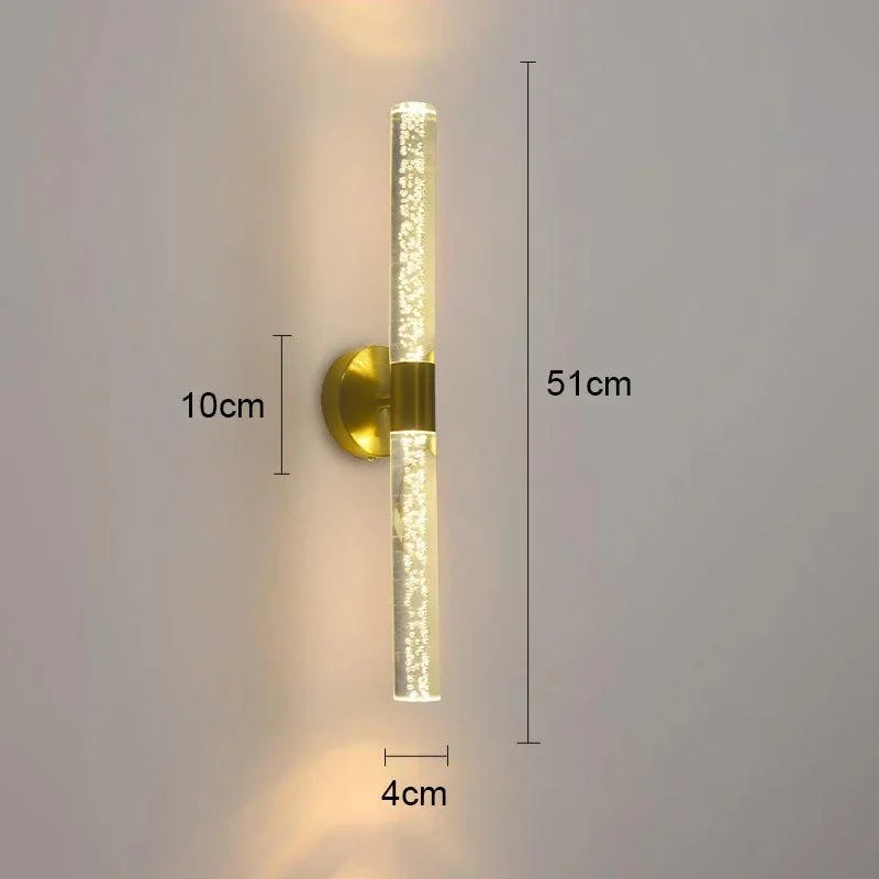 Diamond Cylindrical Stick Wall Lamp Sconce -  - #tag1#