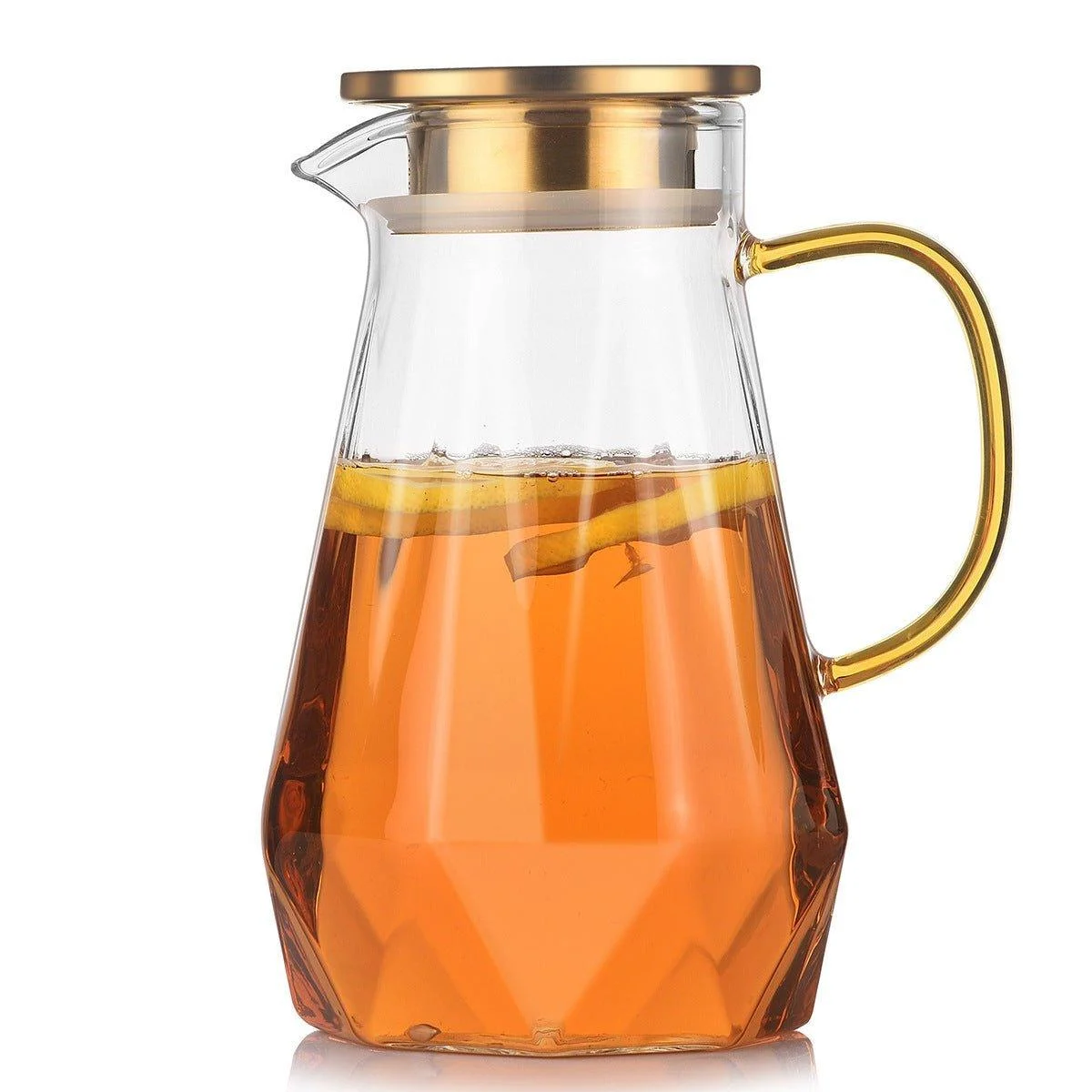 Diamond Pattern Heatproof Glass Jug/Cups -