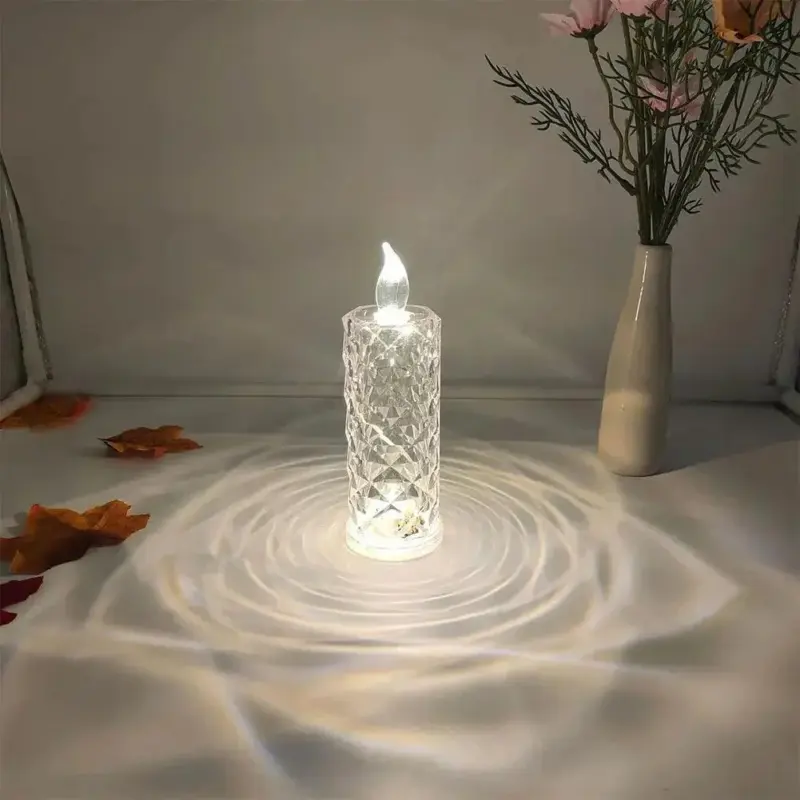 Diamond Shaped Crystal Table Lamp tag1