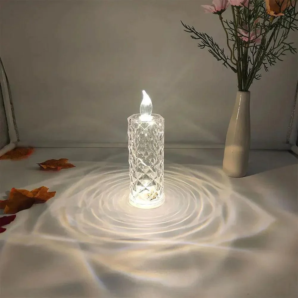 Diamond Shaped Crystal Table Lamp -  - #tag1#