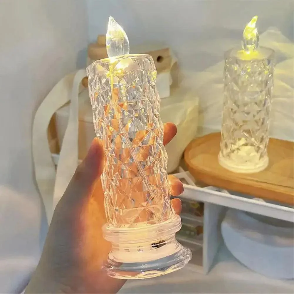 Diamond Shaped Crystal Table Lamp -  - #tag1#