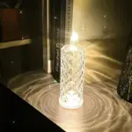 Diamond Shaped Crystal Table Lamp tag1