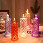 Diamond Shaped Crystal Table Lamp tag1