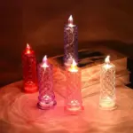 Diamond Shaped Crystal Table Lamp tag1