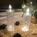 Diamond Shaped Crystal Table Lamp tag1