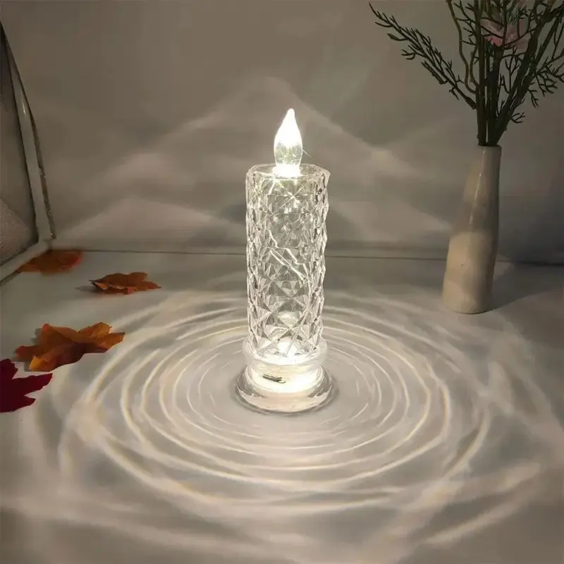 Diamond Shaped Crystal Table Lamp tag1