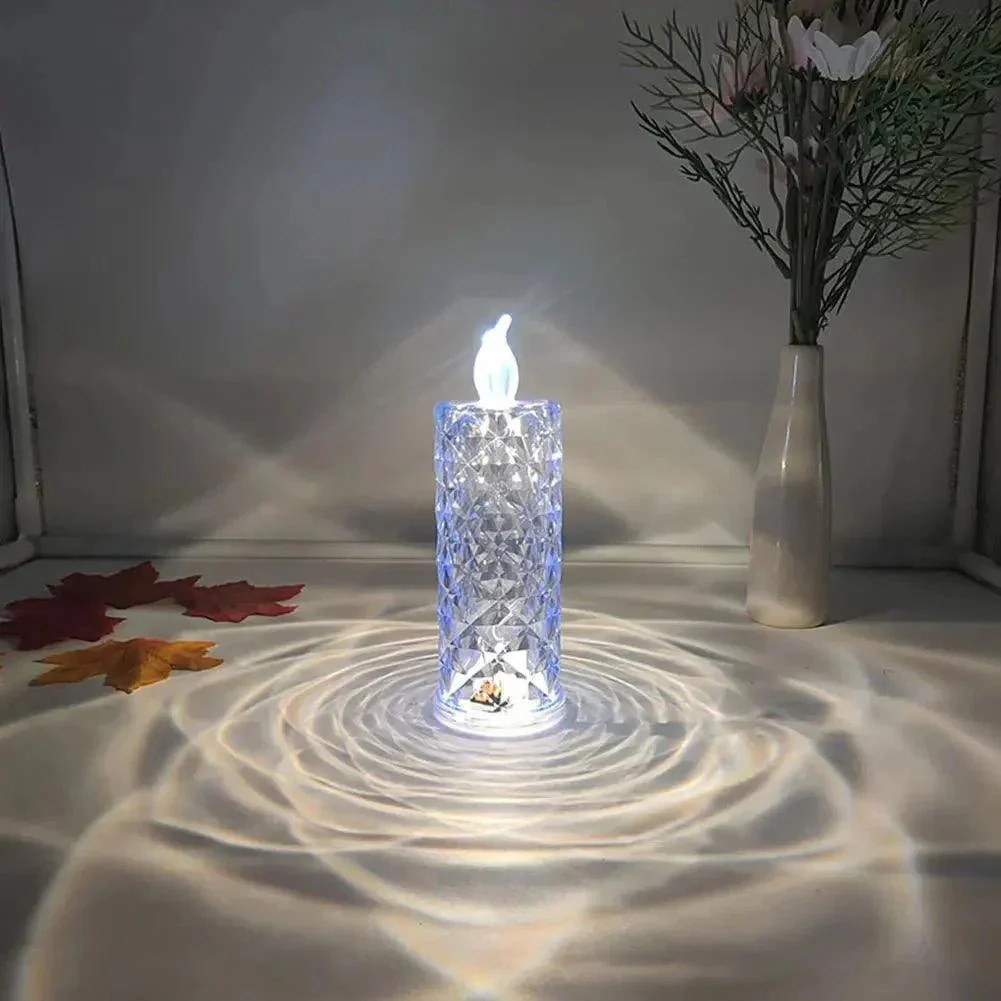 Diamond Shaped Crystal Table Lamp -  - #tag1#