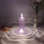 Diamond Shaped Crystal Table Lamp tag1
