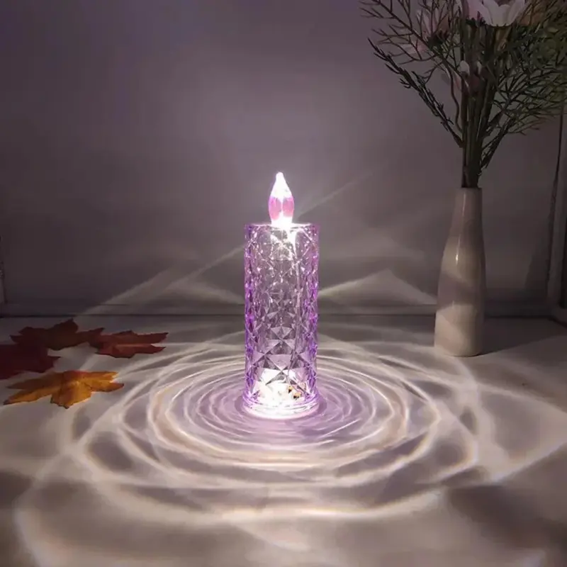 Diamond Shaped Crystal Table Lamp tag1