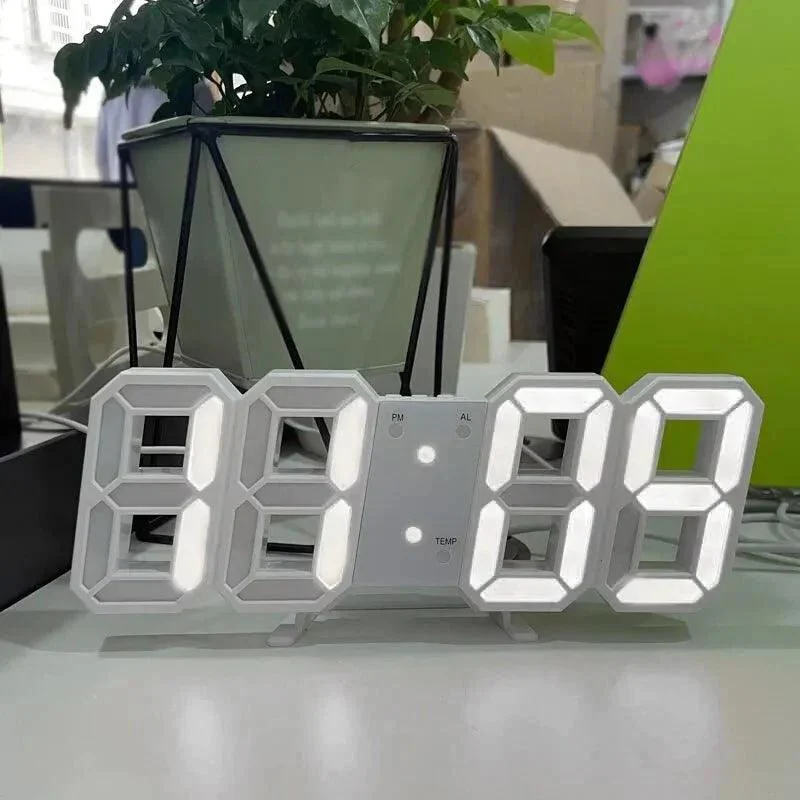 Digital Luminous 3D Wall Clock -  - #tag1#