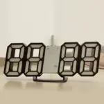 Digital Luminous 3D Wall Clock tag1