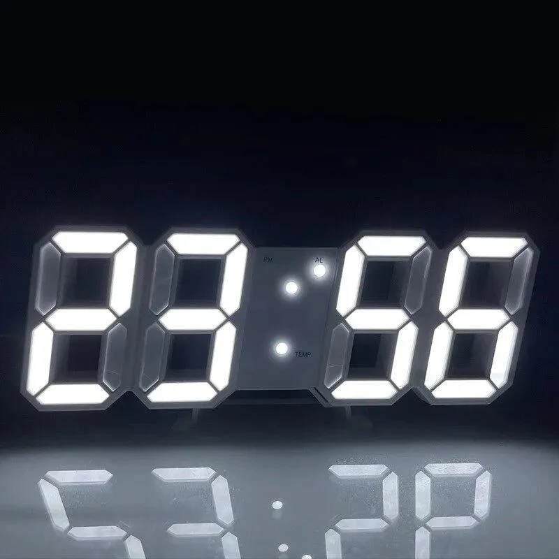 Digital Luminous 3D Wall Clock -  - #tag1#