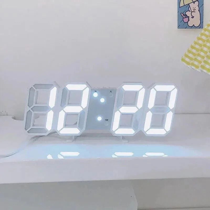 Digital Luminous 3D Wall Clock -  - #tag1#