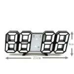 Digital Luminous 3D Wall Clock tag1