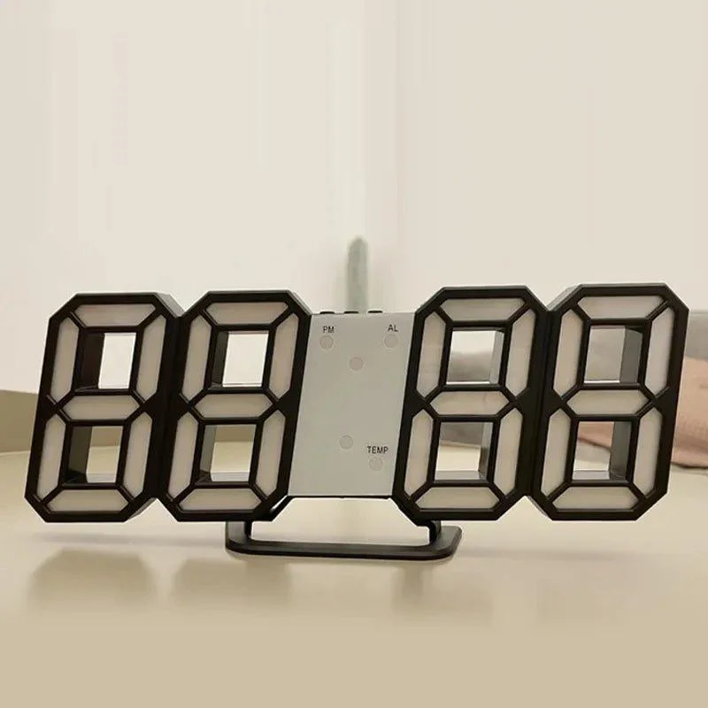 Digital Luminous 3D Wall Clock -  - #tag1#