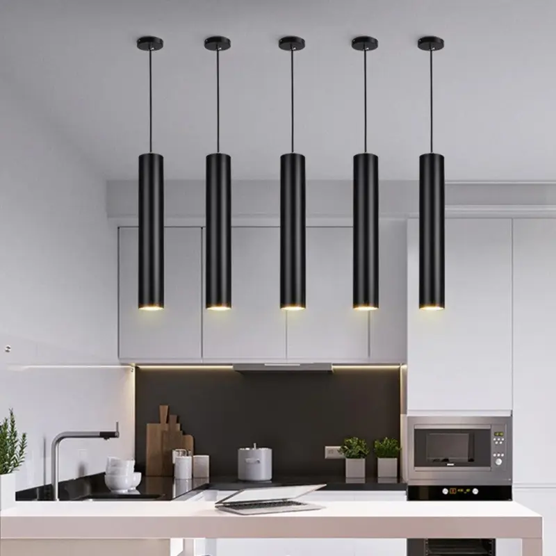 Dimmable LED Pendant Lamp Long Tube tag1