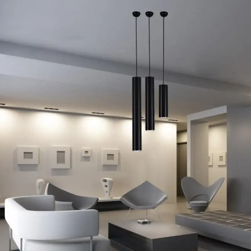 Dimmable LED Pendant Lamp Long Tube tag1