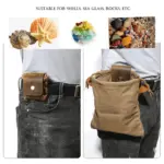Dimoohome Leather and canvas bushcraft bag tag1