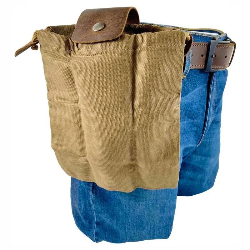 Dimoohome™ Leather and canvas bushcraft bag -  - #tag1#