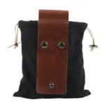 Dimoohome Leather and canvas bushcraft bag tag1