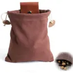 Dimoohome Leather and canvas bushcraft bag tag1
