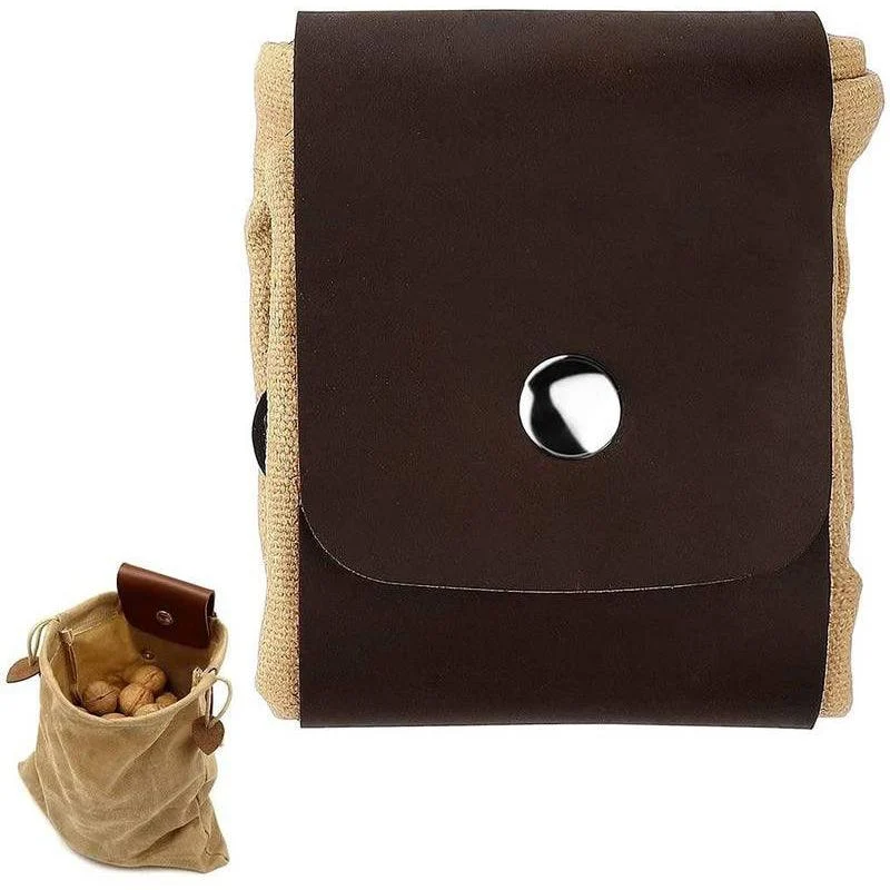 Dimoohome™ Leather and canvas bushcraft bag -  - #tag1#