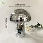 Disco Ball Chrome Mushroom