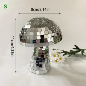 Disco Ball Chrome Mushroom