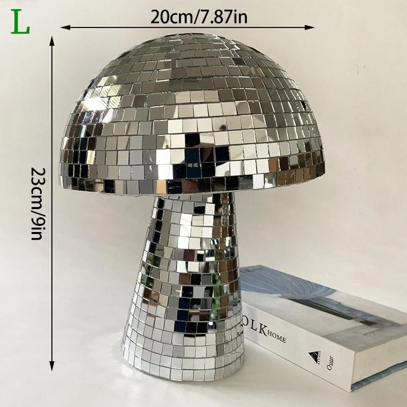 Disco Ball Chrome Mushroom -