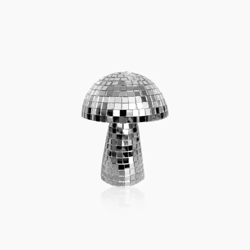 Disco Ball Mushroom Ornament