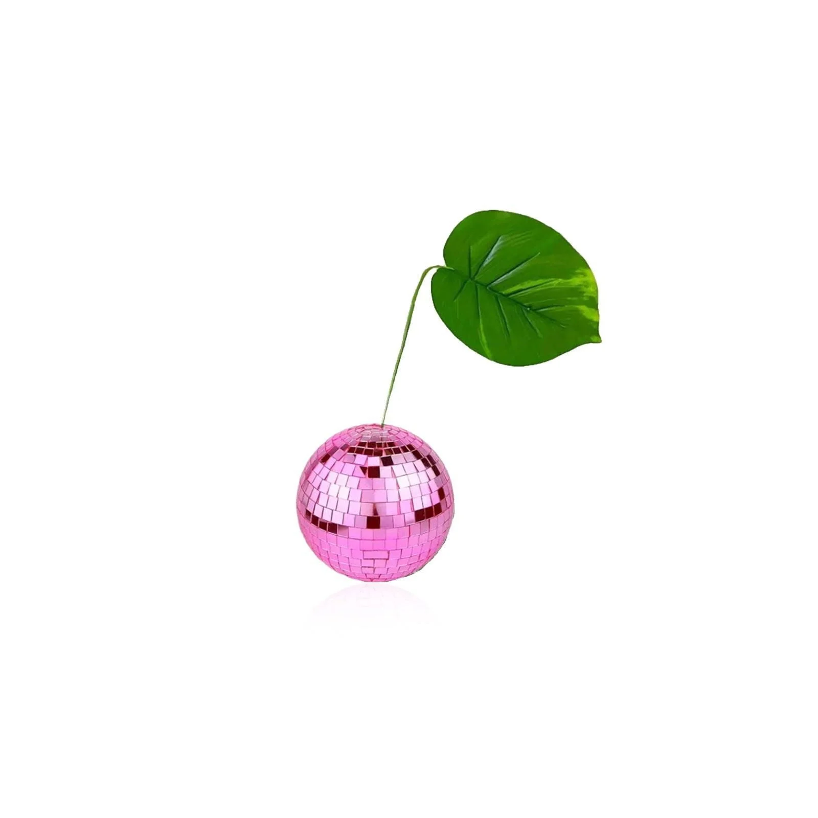 Disco Ball Sparkle Cherry Ornament -