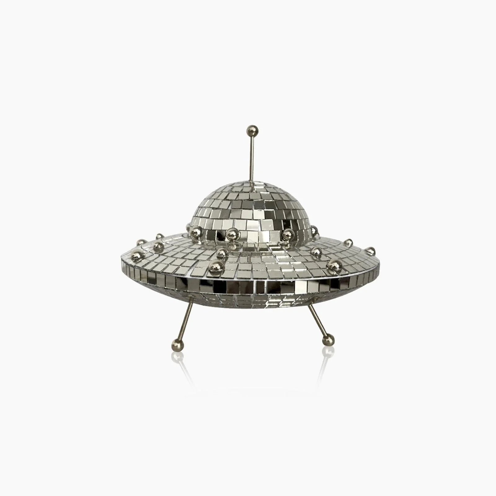 Disco Ball UFO Ornament -