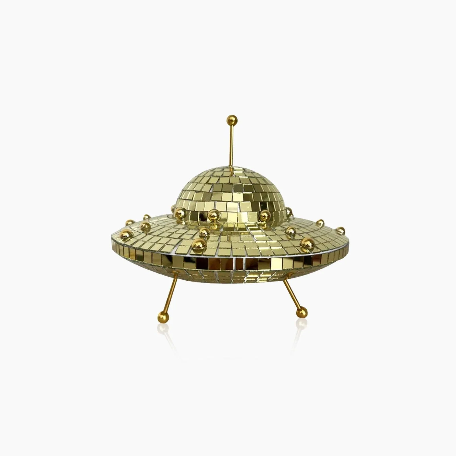 Disco Ball UFO Ornament -