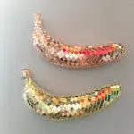 Disco Banana Apple Aesthetic Mirror Reflective