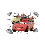 Disney_Cars_Wall_Sticker_Great_for_the_nursery_-_-_tag1_-4200083 Disney Cars Wall Sticker Great for the nursery tag1