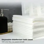 Disposable disinfection bath towel tag1