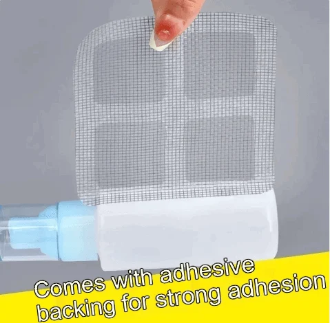 Disposable self-adhesive drain plate - anti-clogging, protection against insects and anti-hair -  - #tag1#