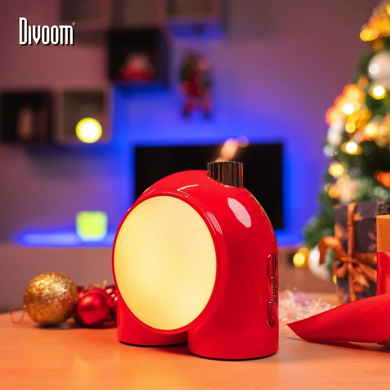 Divoom Planet-9 Bedside Music Lamp - Decorative and Functional RGB LED Lighting -