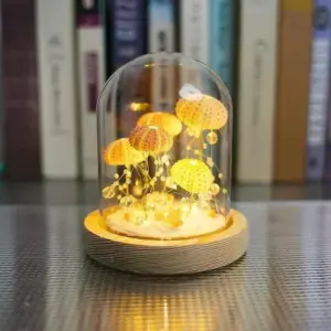 Diy - sea urchin night light