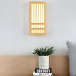 DoaGlow Japanese Wood Wall Lamp Modern Wood Acrylic Japandi Lighting tag1