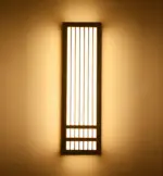 DoaGlow Japanese Wood Wall Lamp Modern Wood Acrylic Japandi Lighting tag1