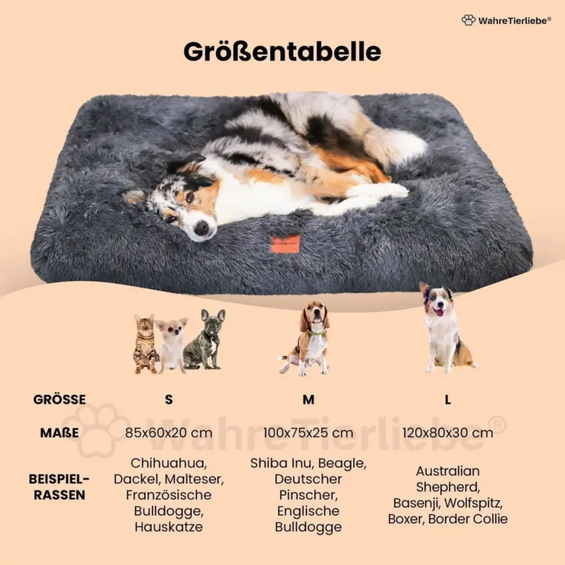 Dog Mat CozyPaws Winter Warm Comfortable Bed tag1