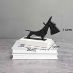 Dog_Sculpture_on_Marble_Stand_27cm_-_-_tag1_-4195347 Dog Sculpture on Marble Stand 27cm tag1